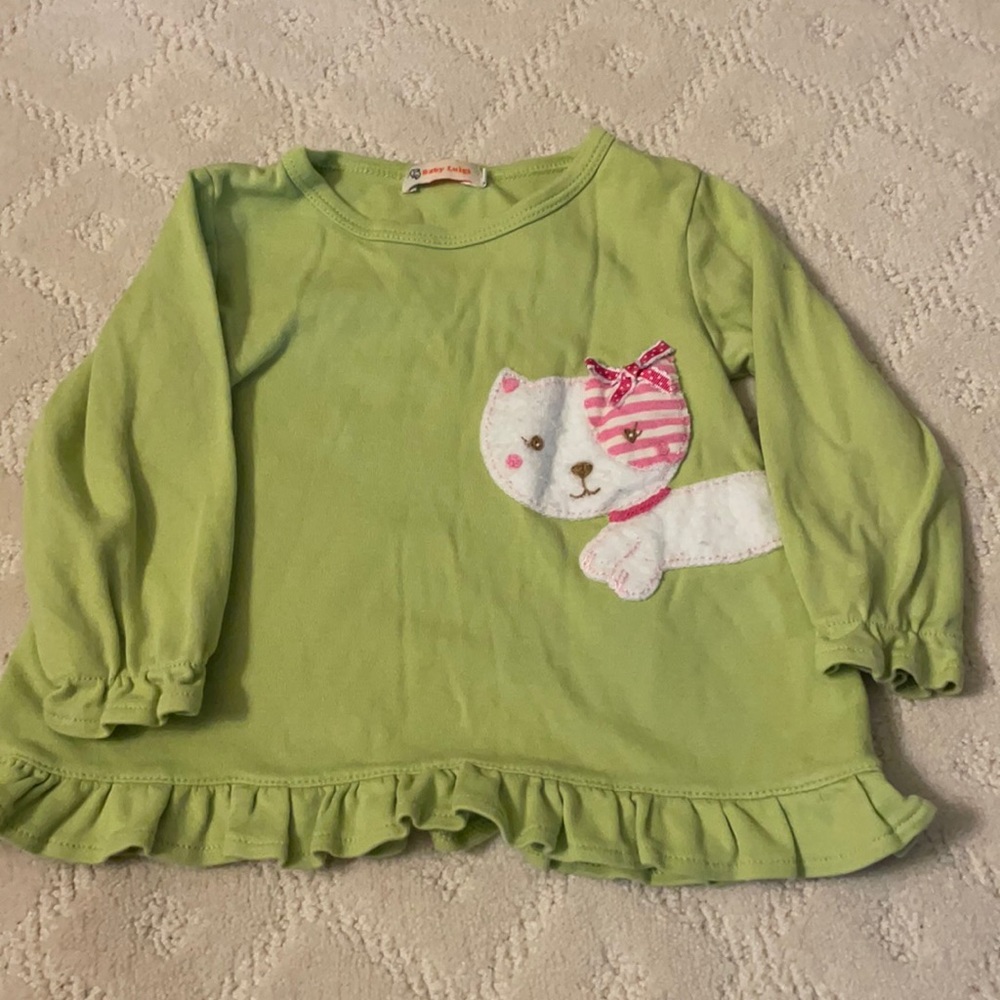 Baby Luigi cat top